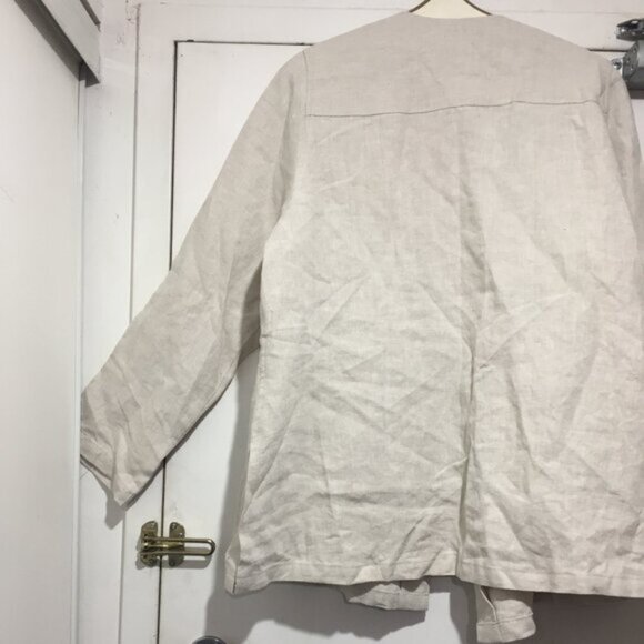 KIMINA TORONTO BUTTON DOWN LINEN JACKETS SIZE XL - Picture 10 of 11